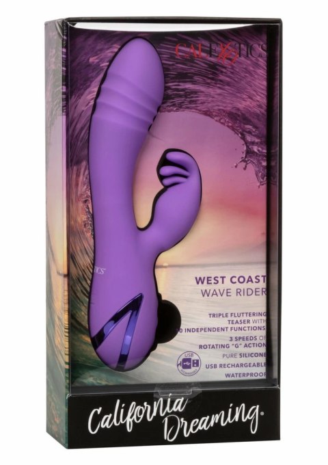 CalExotics California Dreaming West Coast Wave Rider silikonowy wodoodporny niebieski
