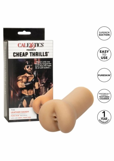 CalExotics Cheap Thrills Leather Daddy kompaktowa maszyna intymna 14 cm