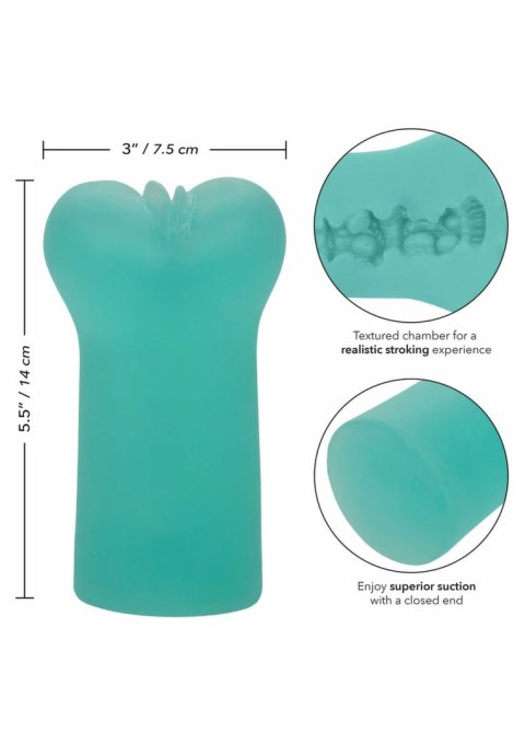 CalExotics Cheap Thrills The Mermaid maszyna intymna Pure Skin, kompaktowa, 12 cm
