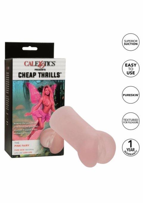 CalExotics Cheap Thrills The Pink Fairy maszyna intymna Pure Skin rożowa