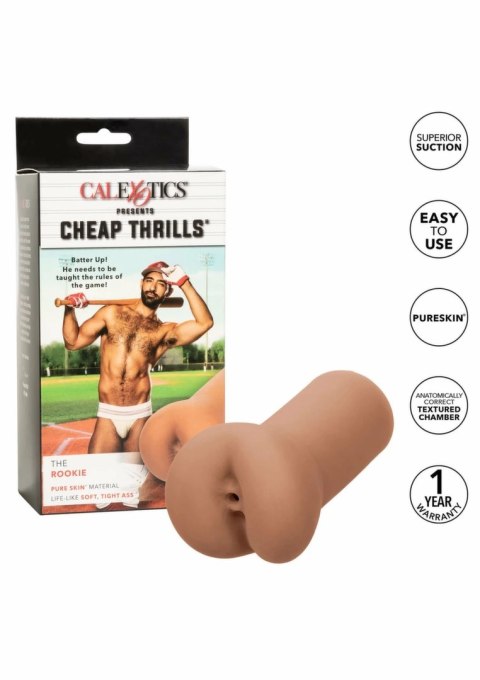 CalExotics Cheap Thrills The Rookie kompaktowa maszyna intymna Pure Skin 14 cm