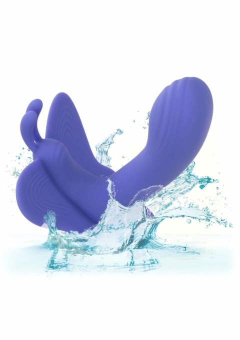 CalExotics Connect Venus Butterfly - silikonowy model z aplikacją, fioletowy