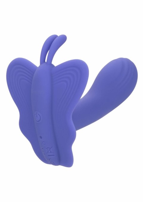CalExotics Connect Venus Butterfly - silikonowy model z aplikacją, fioletowy