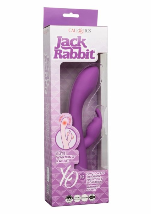 CalExotics Elite Warming Rabbit silikonowy model z funkcją podgrzewania