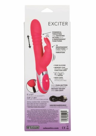 CalExotics Enchanted Exciter wielofunkcyjny masażer silikonowy wodoodporny USB