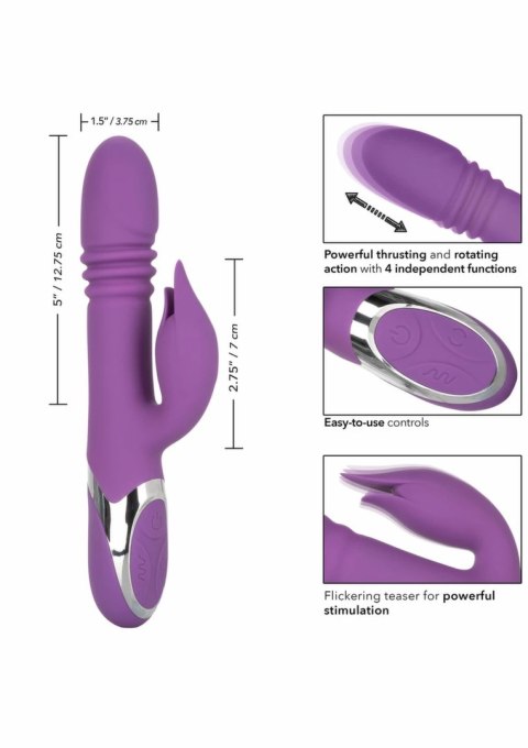 CalExotics Enchanted Kisser silikonowy model z rotacją i 12 trybami wibracji