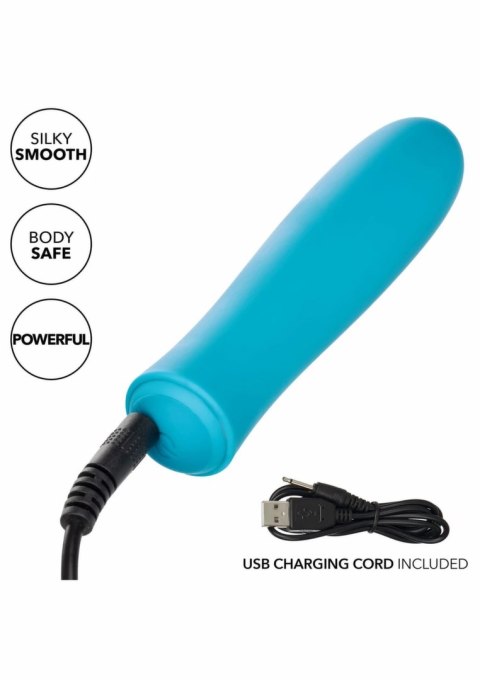 CalExotics Kyst T.C.B. Vibrator mini masażer 10 trybow, ładowalny, satynowy