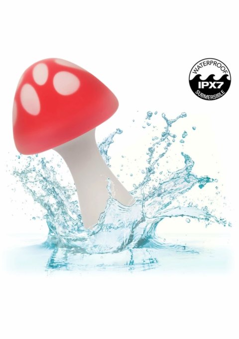 CalExotics Naughty Bits Muff Shroom Playful Massager mini, 10 trybow, fioletowy
