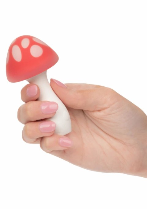 CalExotics Naughty Bits Muff Shroom Playful Massager mini, 10 trybow, fioletowy