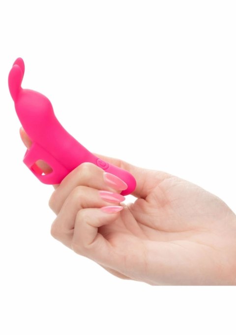 CalExotics Neon Vibes The Flirty Vibrator silikonowy model z uszkami, fioletowy