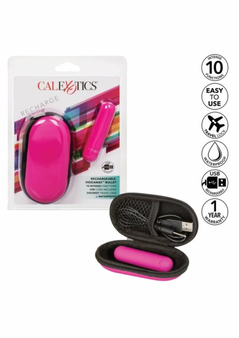 CalExotics Rechargeable Hideaway Bullet - kompaktowy masażer podrożny USB