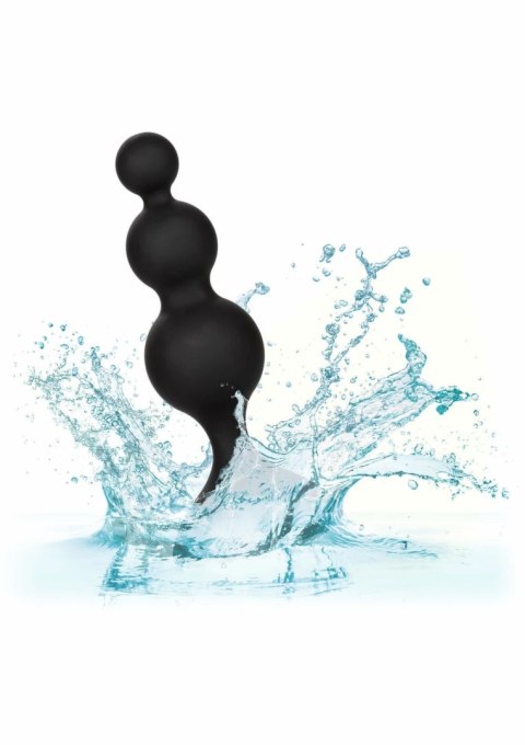 CalExotics Silicone Beaded Anal Kit zestaw silikonowy 3 rozmiary czarny
