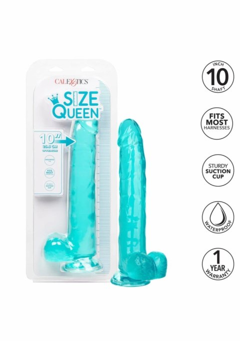 CalExotics Size Queen Dong 10 inch - model anatomiczny, długość 25 cm, naturalny kolor