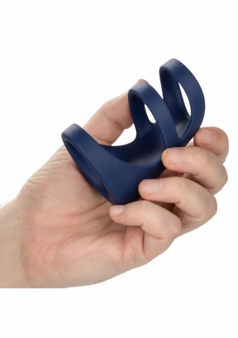 CalExotics Viceroy Rechargeable Triple Cock Cage silikonowy pierścień wibrujący