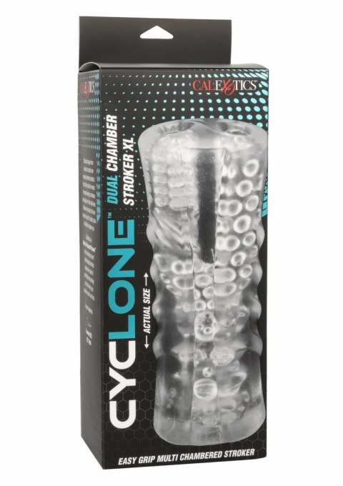 Cyclone Dual Chamber Stroker XL przezroczysty system podwojnych komor