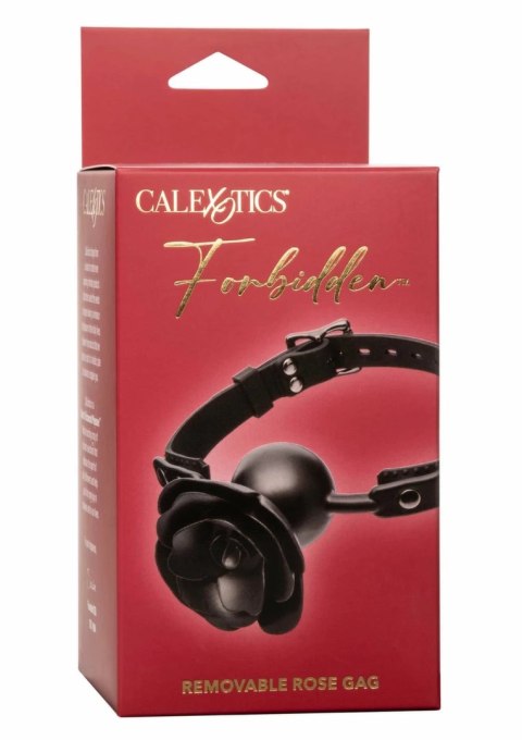 Forbidden Removable Rose Gag silikonowy z odpinaną rożą, regulowany