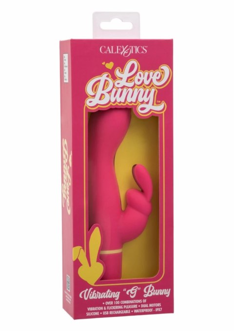 Love Bunny G Bunny - wibrujący masażer punktowy, 12 trybow, rożowy