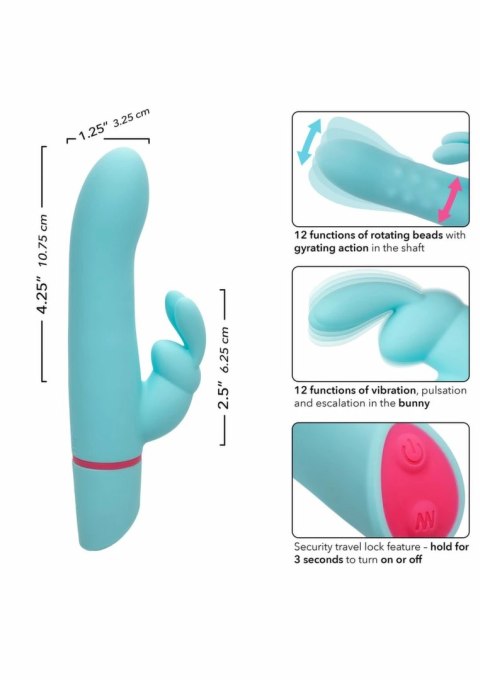 Love Bunny Rotating Bunny - masażer intymny z rotacją i 12 trybami