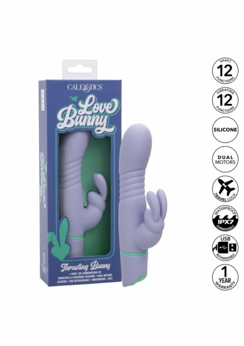 Love Bunny Thrusting Bunny - zaawansowana maszyna intymna z funkcją ruchu