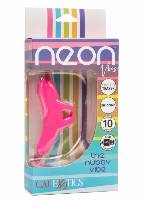 Neon Vibes The Nubby Vibrator silikonowy, wodoodporny, 10 trybow, USB
