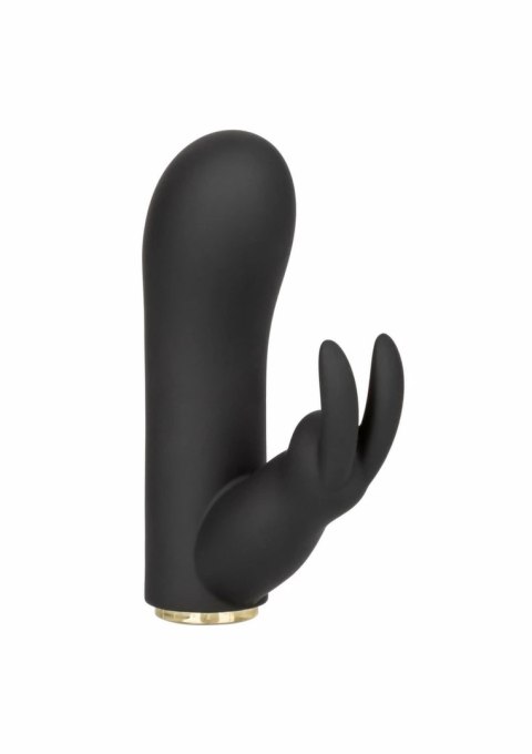 Raven Bunny mini masażer dwufunkcyjny silikonowy IPX7 USB czarny