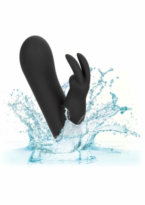 Raven Bunny mini masażer dwufunkcyjny silikonowy IPX7 USB czarny