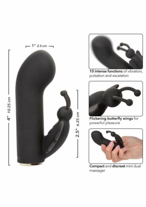 Raven Butterfly mini masażer dwupunktowy z motywem motyla 716770109897