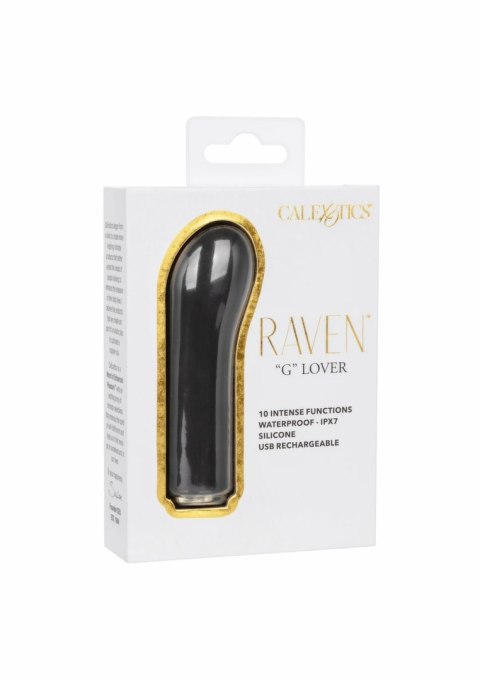 Raven G Lover mini masażer punktowy, 10 trybow wibracji, czarny