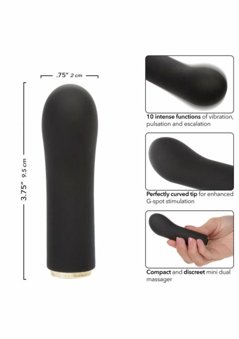 Raven G Lover mini masażer punktowy, 10 trybow wibracji, czarny