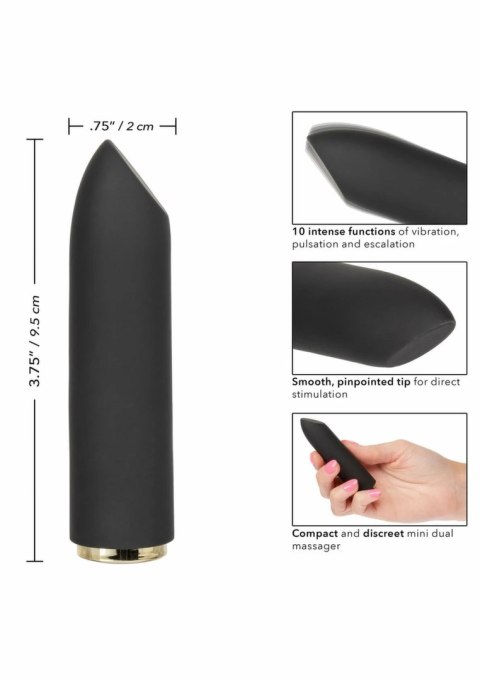 Raven Teaser mini masażer silikonowy, 10 trybow, wodoodporny IPX7