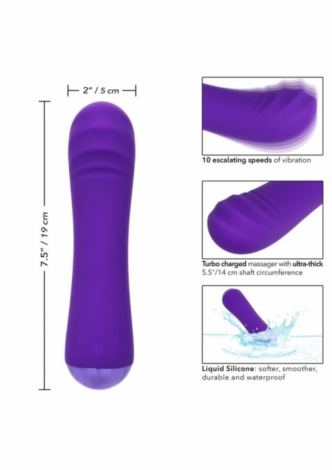 Thicc Chubby Buddy masażer silikonowy 10 trybow IPX7 USB 14cm