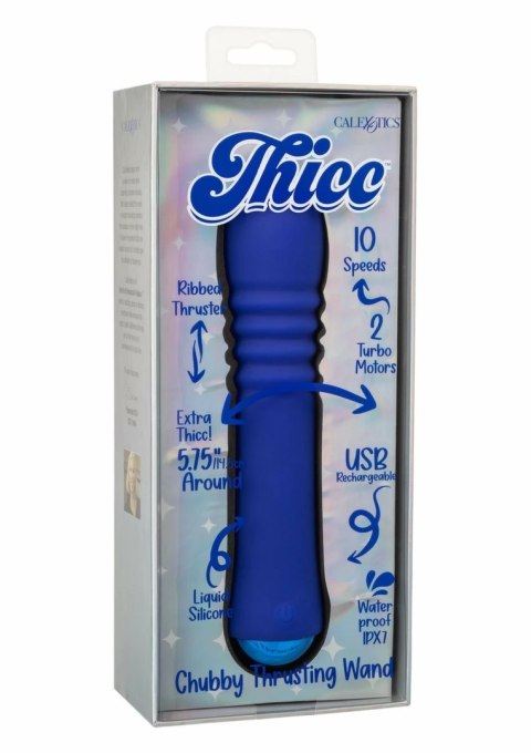 Thicc Chubby Thrusting Wand masażer z funkcją ruchu i wibracji 14,5 cm