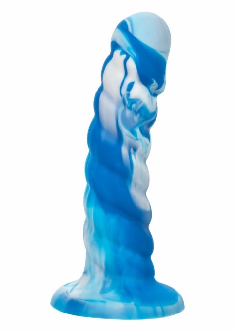 Twisted Love Twisted Ribbed Probe silikonowy z przyssawką czarny