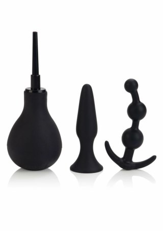 CalExotics Anal Explorer Kit zestaw silikonowy 3 elementy wodoodporne czarny