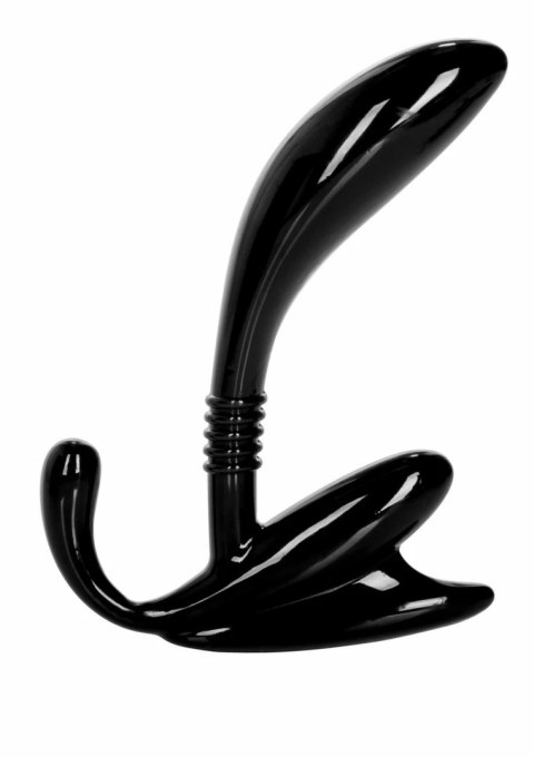 CalExotics Apollo Curved Prostate Probe - anatomiczna sonda z uchwytem, czarna