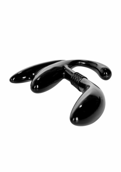 CalExotics Apollo Curved Prostate Probe - anatomiczna sonda z uchwytem, czarna