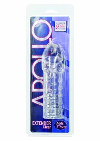 CalExotics Apollo Extender - przezroczysty anatomiczny przedłużacz 5 cm TPR