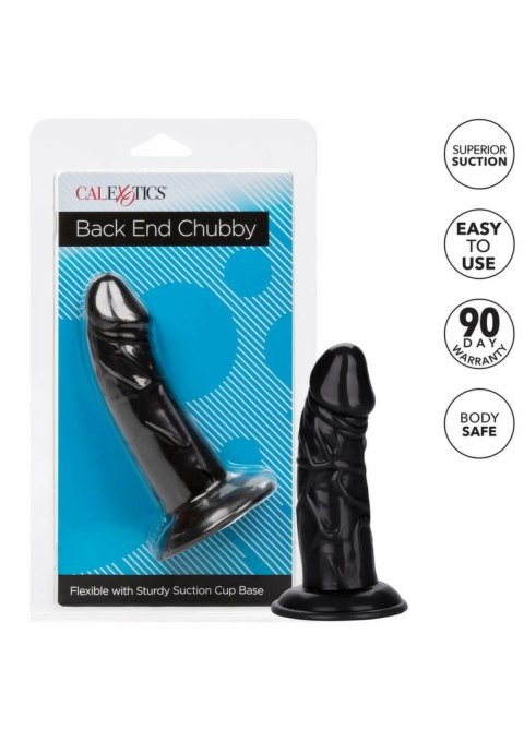 CalExotics Back End Chubby - model z przyssawką, elastyczny, 18 cm
