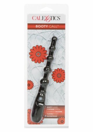 CalExotics Booty Call Booty Flexer silikonowa sonda wibrująca 3 tryby 5,75" czarna