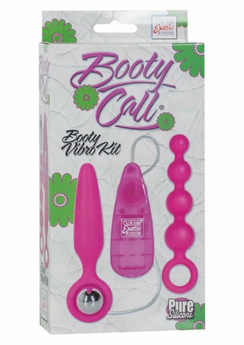 CalExotics Booty Call Booty Vibro Kit - Zestaw silikonowy z wibrującym modułem