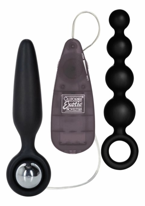 CalExotics Booty Call Booty Vibro Kit - Zestaw silikonowy z wibrującym modułem