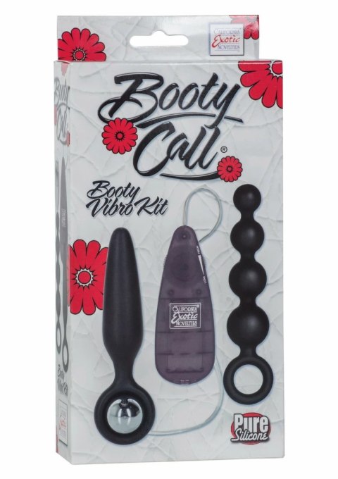 CalExotics Booty Call Booty Vibro Kit - Zestaw silikonowy z wibrującym modułem