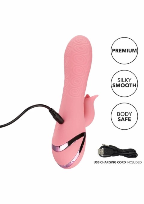 CalExotics California Dreaming Pasadena Player silikonowy masażer 2w1 USB