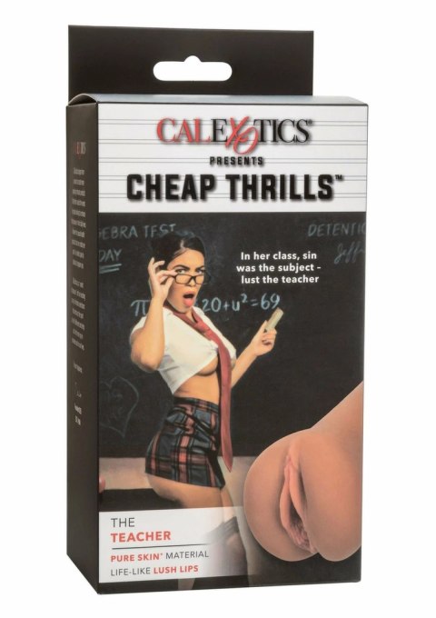 CalExotics Cheap Thrills The Teacher kompaktowa maszyna intymna PureSkin 14cm