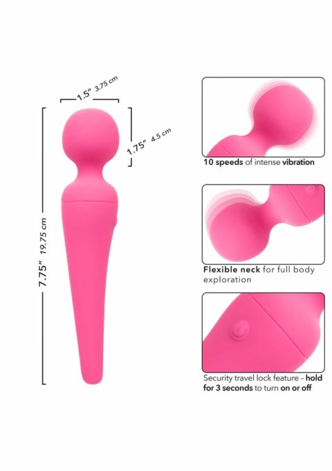 CalExotics Couture Collection Body Wand lekki masażer wielofunkcyjny 10 trybow