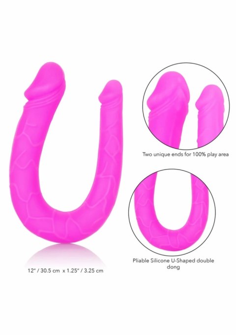 CalExotics Double Dong AC/DC Dong silikonowy 30 cm U-kształtny