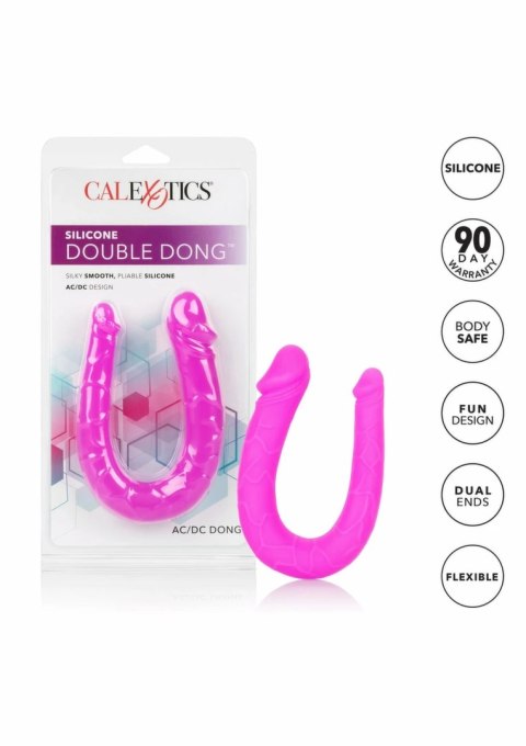 CalExotics Double Dong AC/DC Dong silikonowy 30 cm U-kształtny