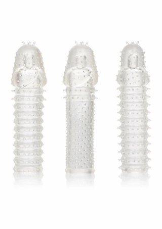 CalExotics Extension Kit 3 szt. - zestaw elastycznych nakładek powiększających