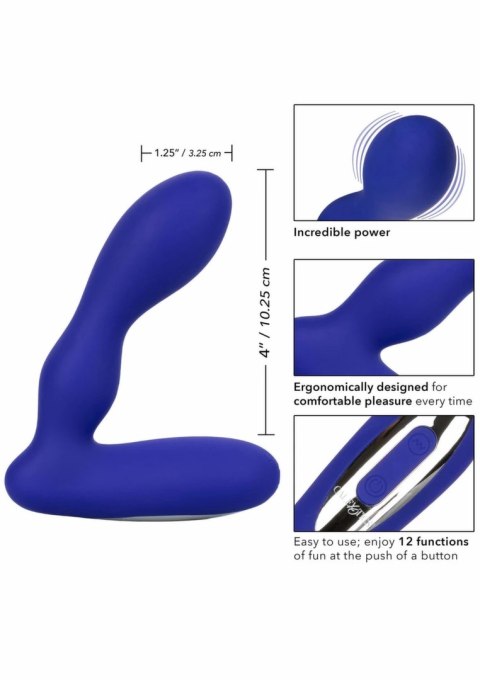 CalExotics Eclipse Pleasure Probe silikonowa sonda intymna bezprzewodowa 12 trybow