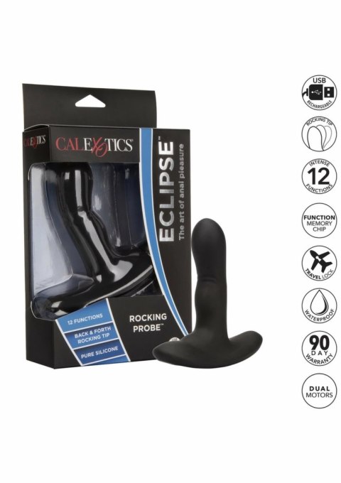 CalExotics Eclipse Rocking Probe silikonowy masażer z funkcją kołysania